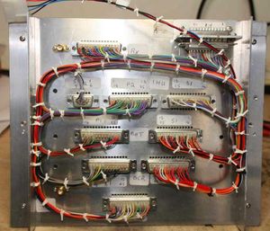 Development too for the important inter-tray connection loom