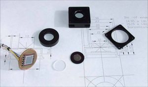 Components of the Flight Sun Sensor Unit